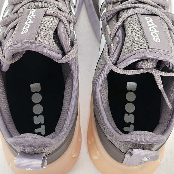Adidas Boost Shoes Women’s Athletic Trainer Sneaker - Size 10, Gray/White - Picture 10 of 12